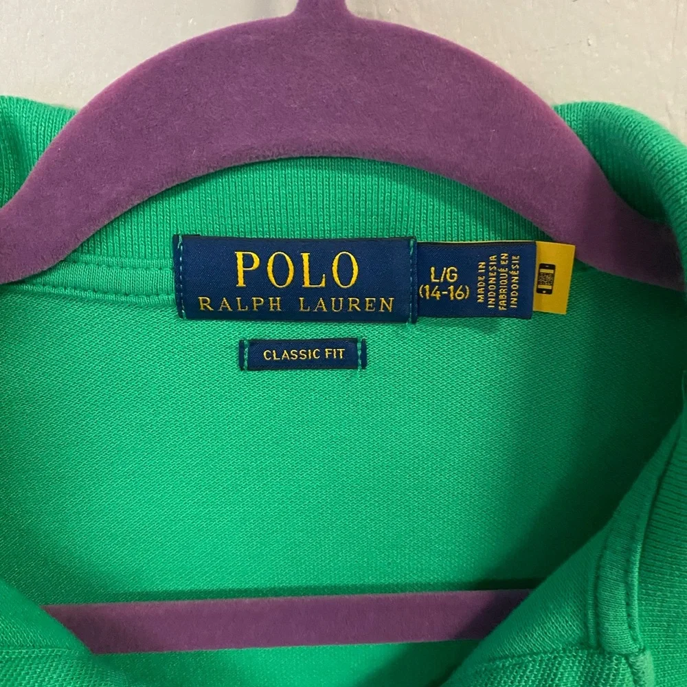 RALPH LAUREN Kids Classic Fit POLO Shirt in Green